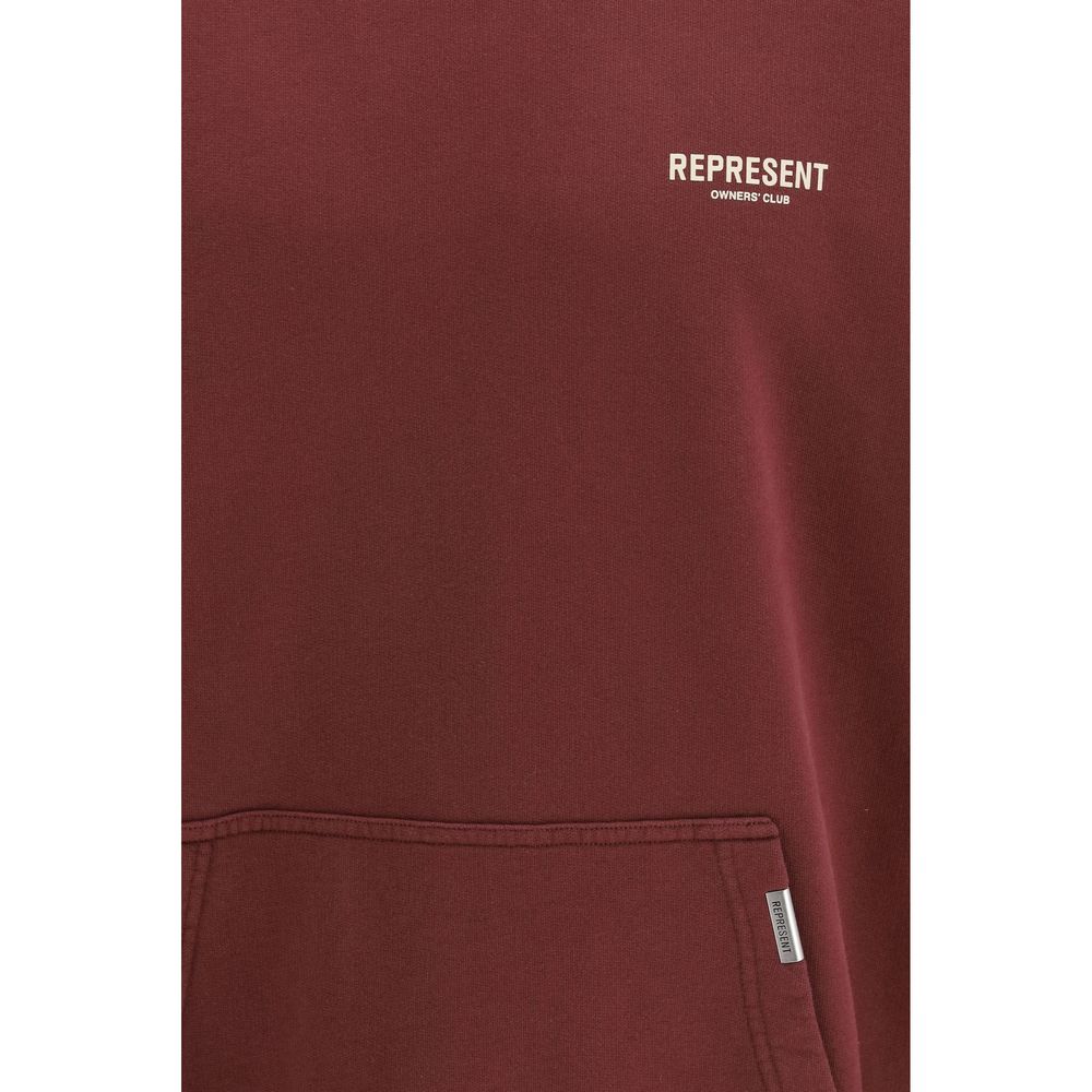 Represent Bordeaux Baumwoll-Sweatshirt