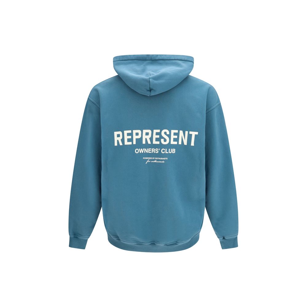 Repräsentieren Sie das blaue Baumwoll-Sweatshirt