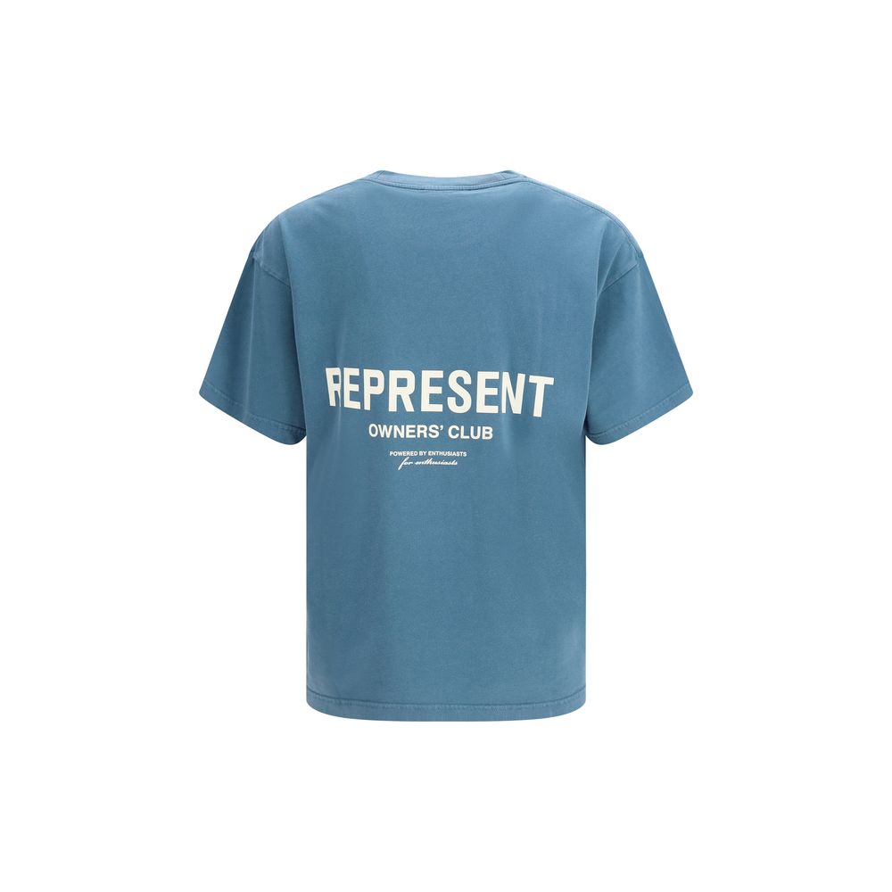 Repräsentatives blaues Baumwoll-T-Shirt
