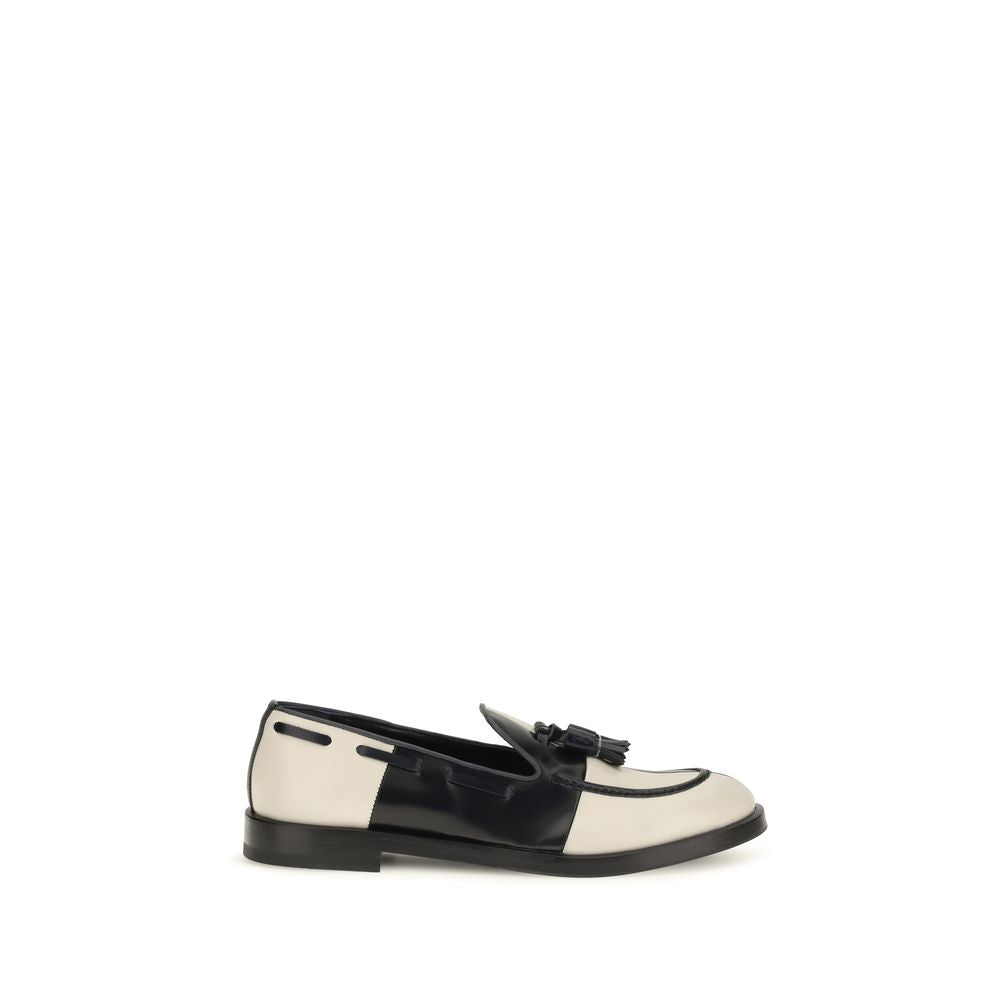 Fratelli Rossetti Slipper-Loafer aus mehrfarbigem Kalbsleder (Bos Taurus)