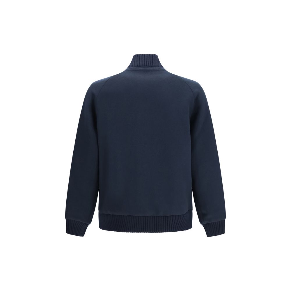 Woolrich blaue Woll-Oversize-Bomberjacke Aries