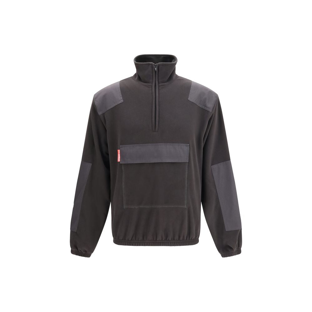 GR10K Schwarzes Polyester-Sweatshirt
