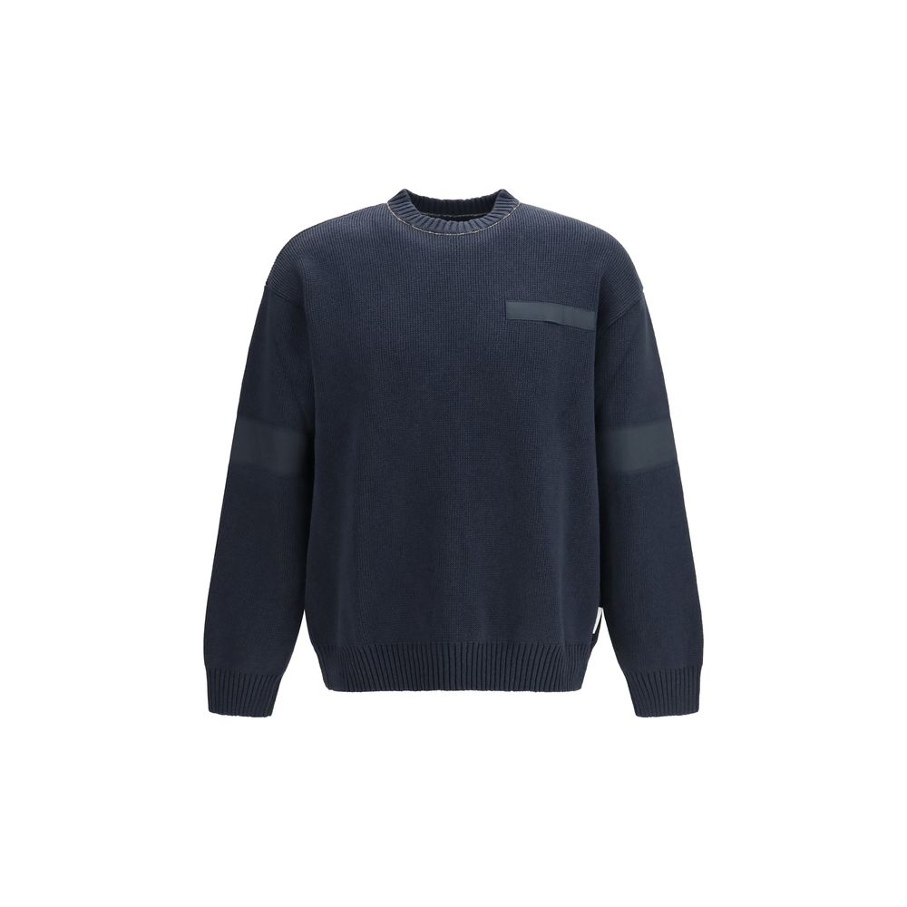 GR10K Blaues Baumwoll-Sweatshirt