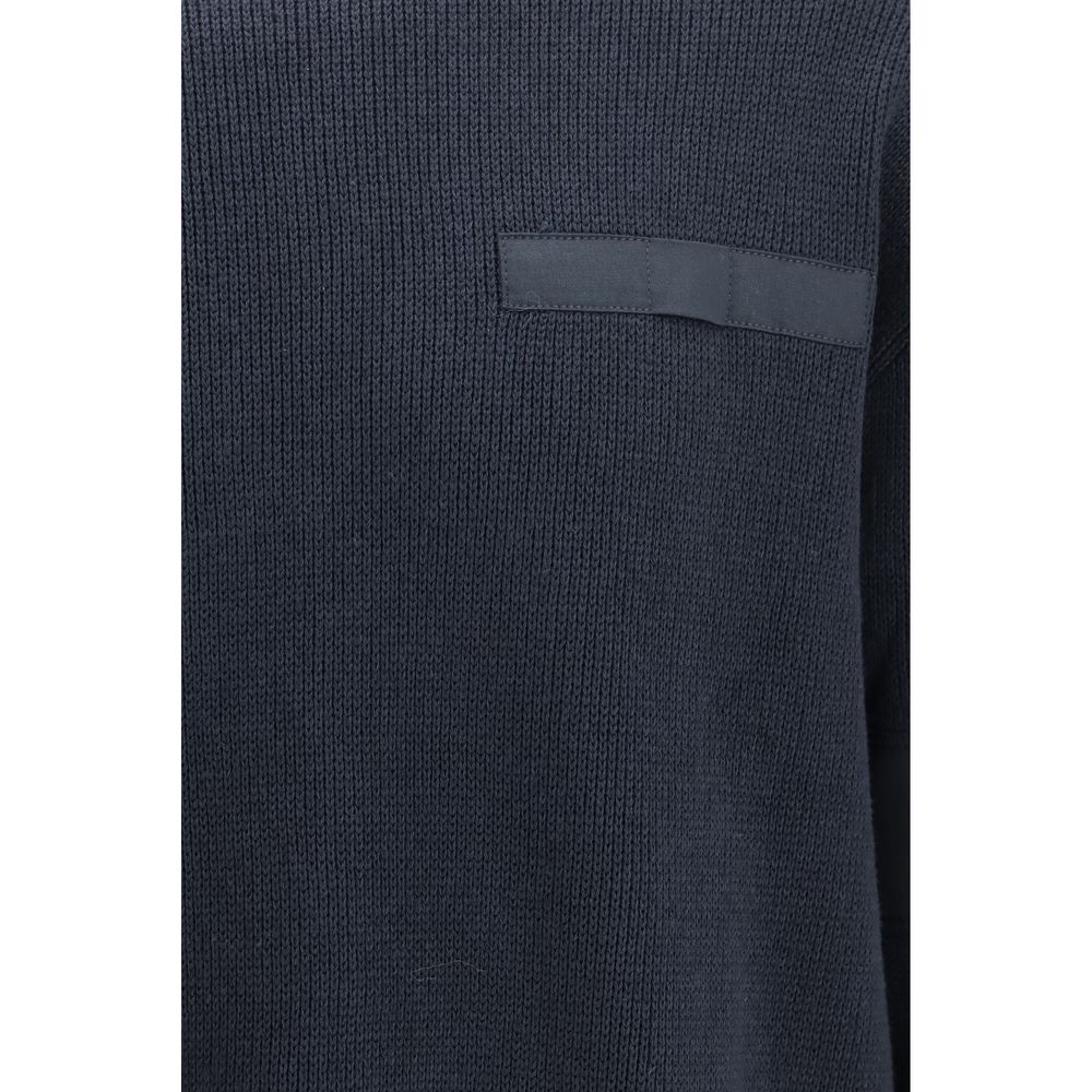 GR10K Blaues Baumwoll-Sweatshirt