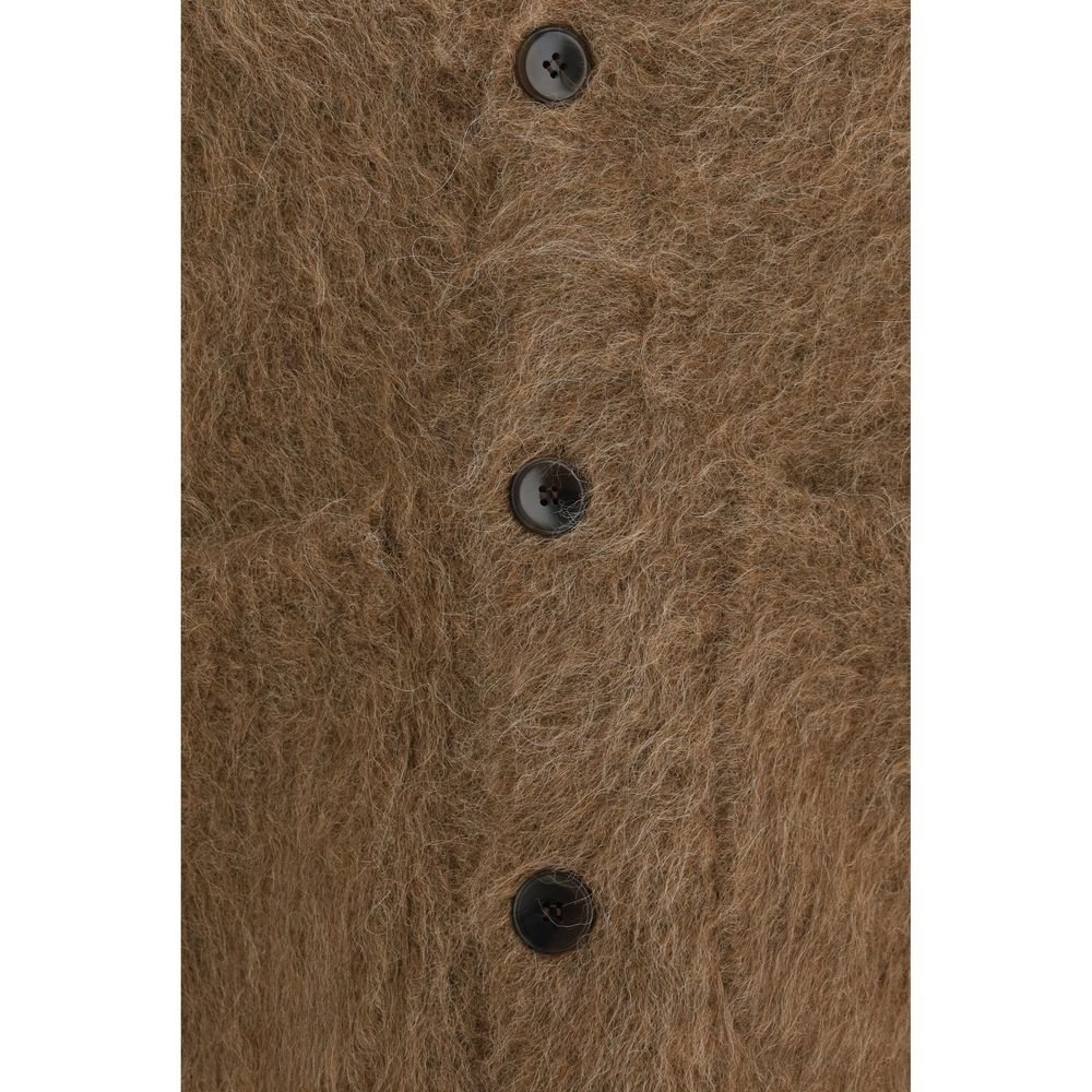 SÉFR Brauner Spandex-Cardigan