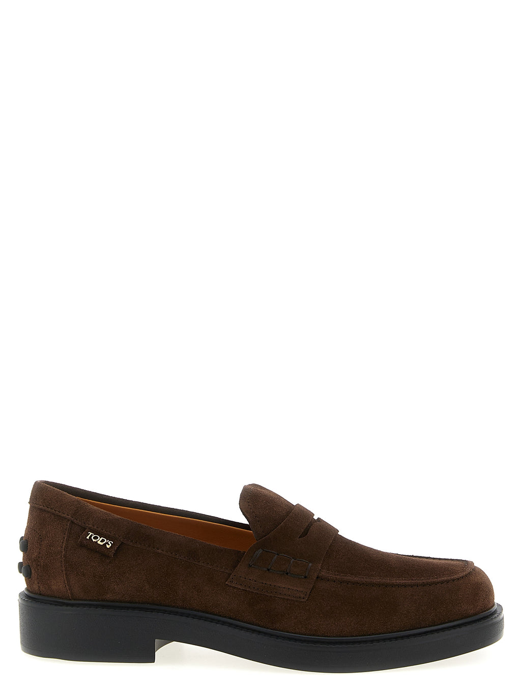 Tod's Slip-On Loafers aus braunem Kalbsleder