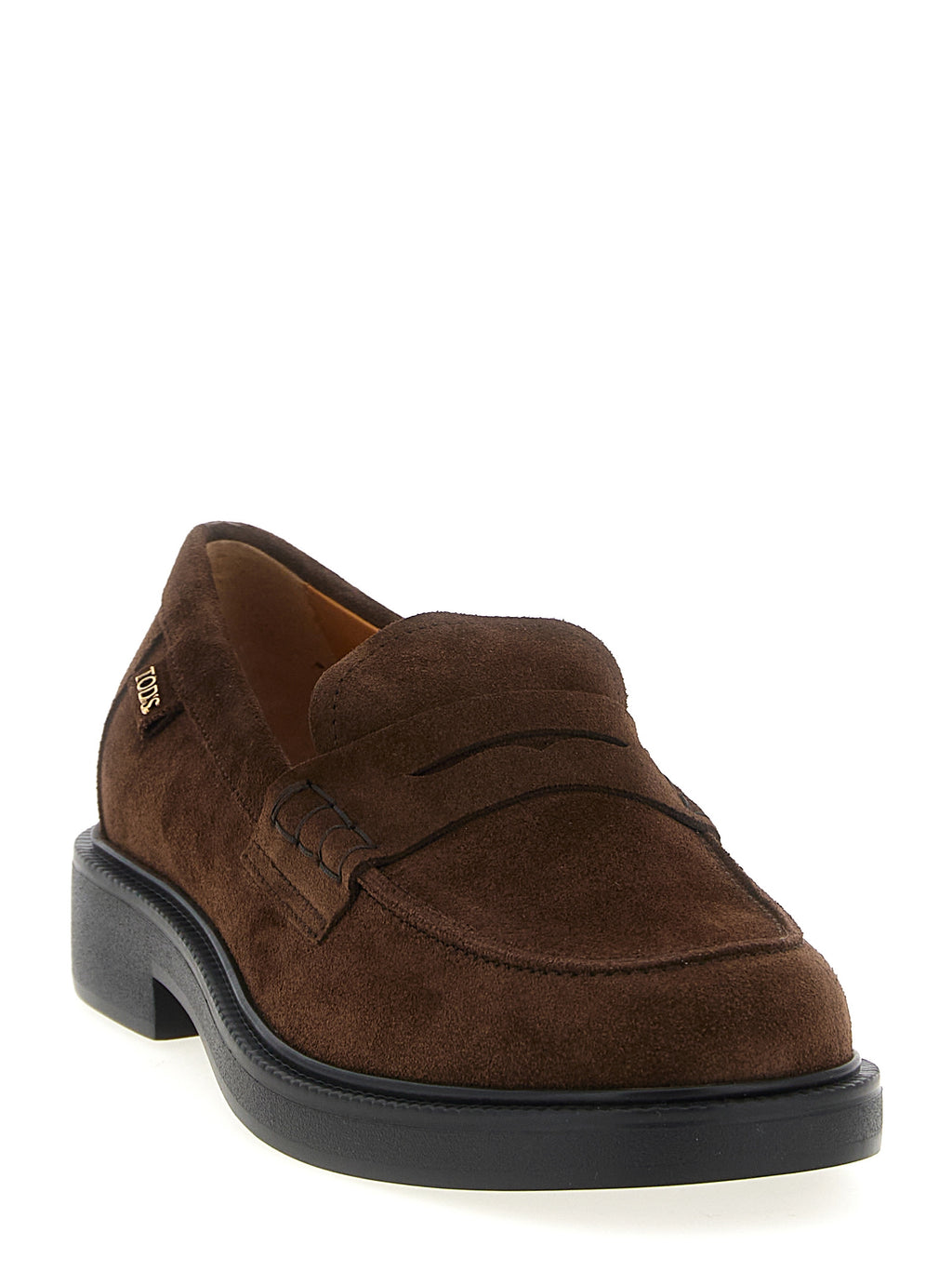 Tod's Slip-On Loafers aus braunem Kalbsleder