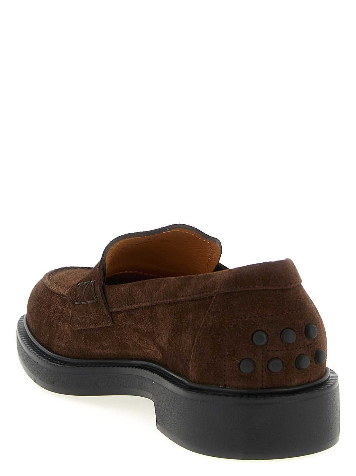 Tod's Slip-On Loafers aus braunem Kalbsleder