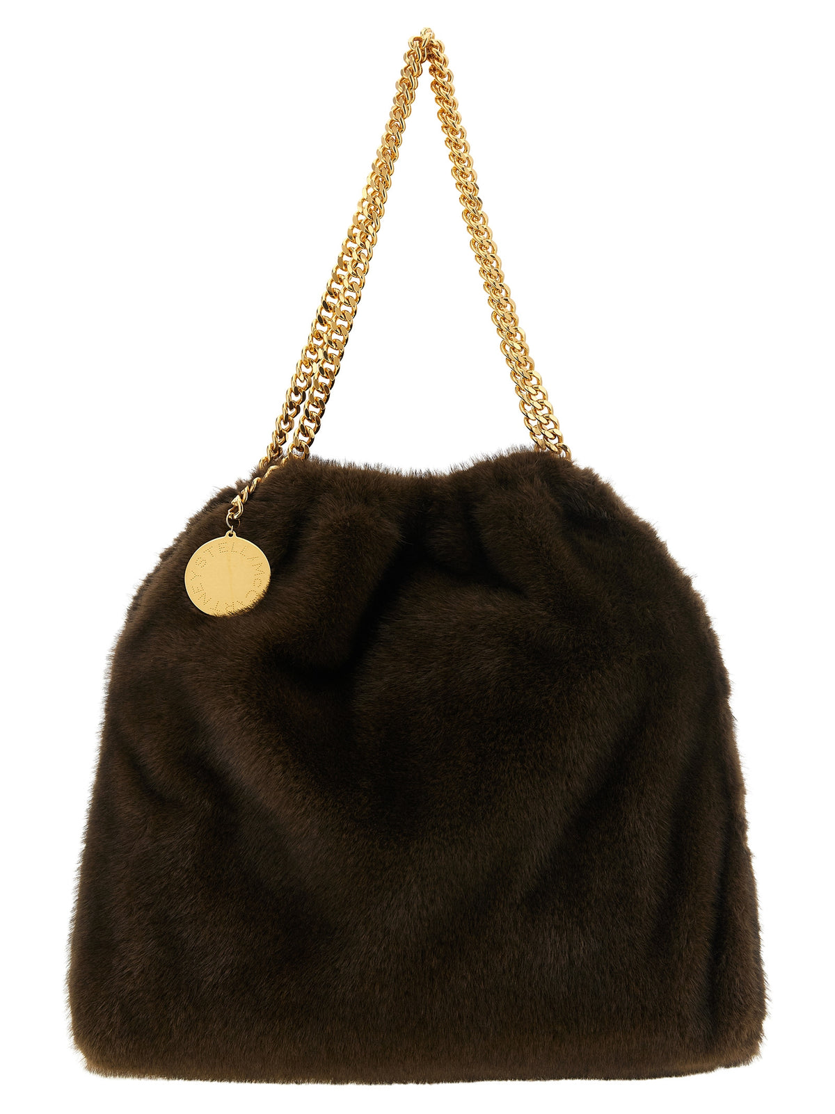 Stella McCartney Braune Polyester-Umhängetasche
