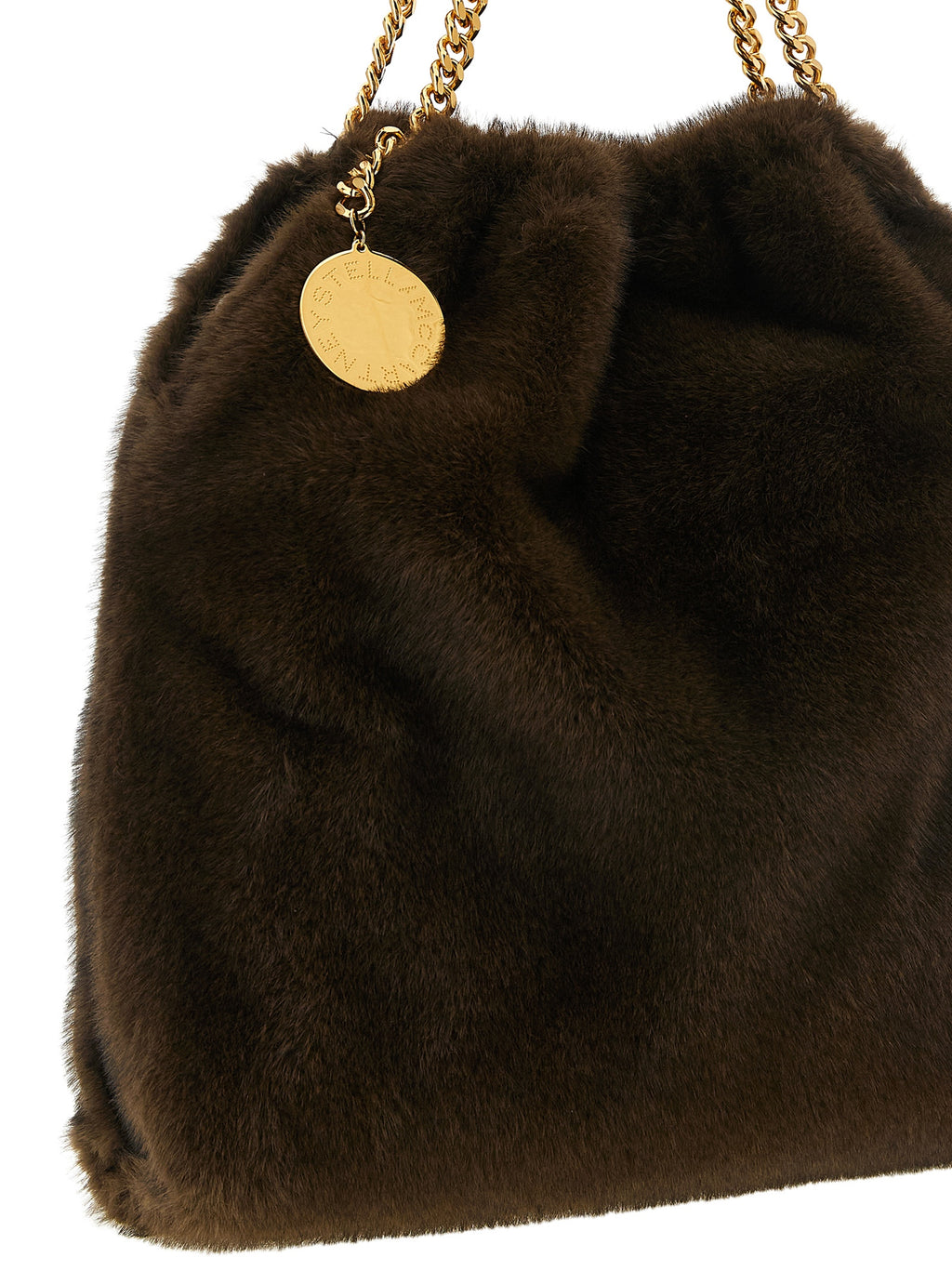 Stella McCartney Braune Polyester-Umhängetasche