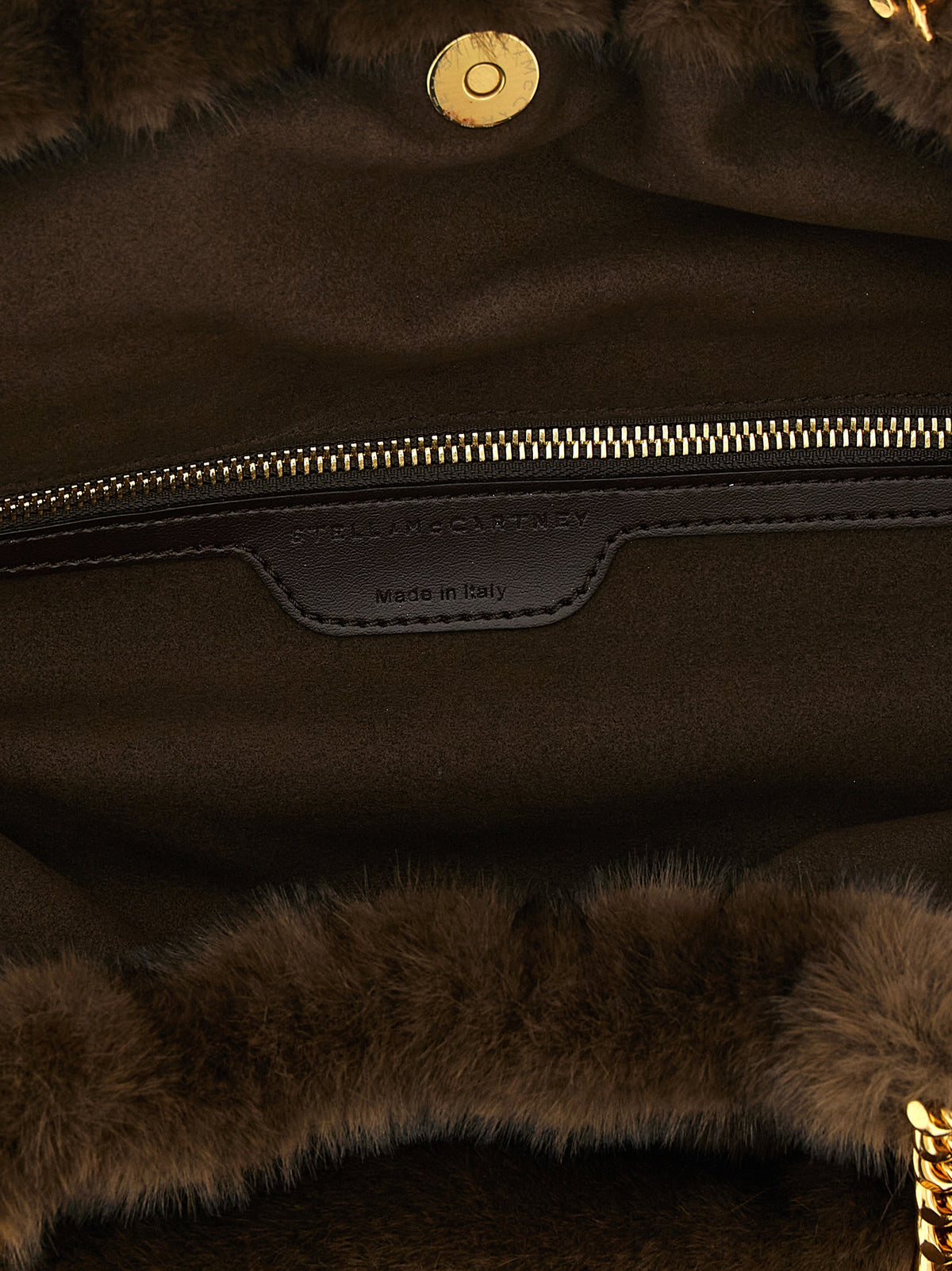 Stella McCartney Braune Polyester-Umhängetasche