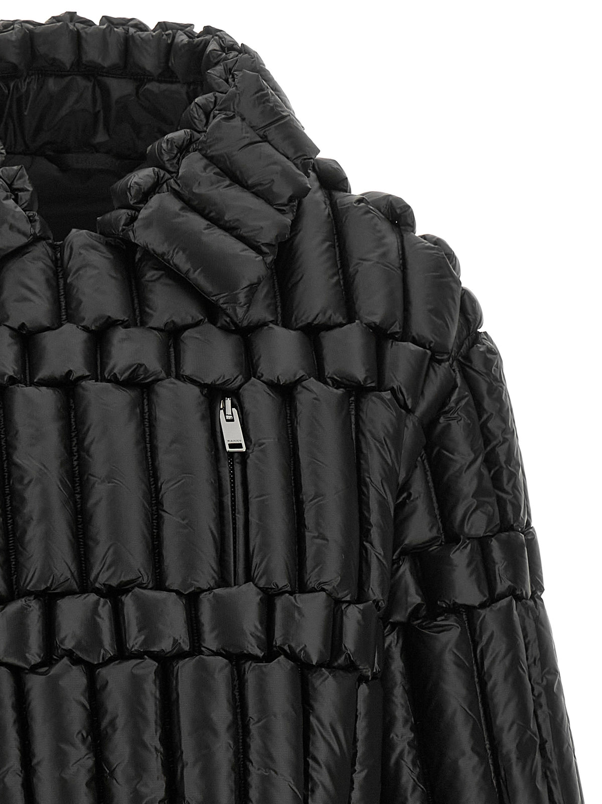 RAXXY Bikerjacke aus schwarzem Nylon
