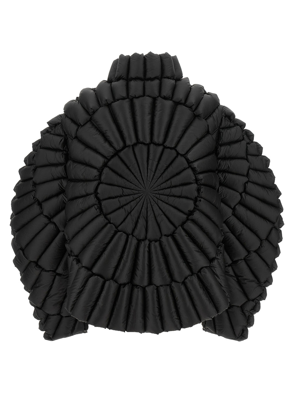 RAXXY Lange Jacke aus schwarzem Nylon