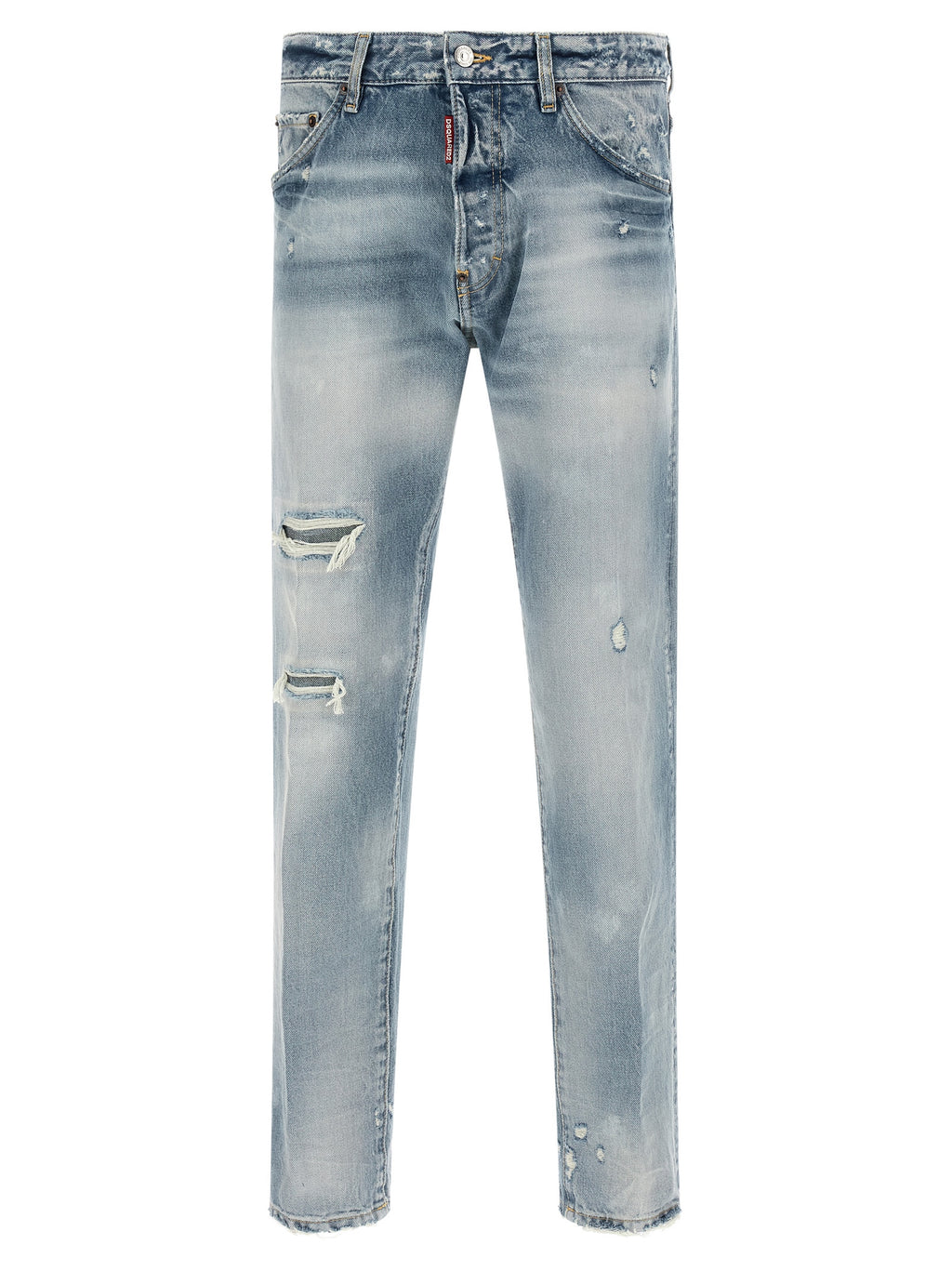 Dsquared² Blaue Jeans aus Baumwolle mit Tapered Fit