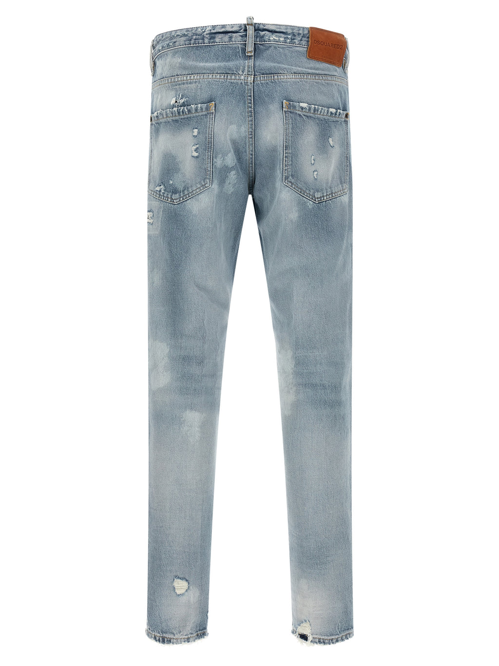 Dsquared² Blaue Jeans aus Baumwolle mit Tapered Fit