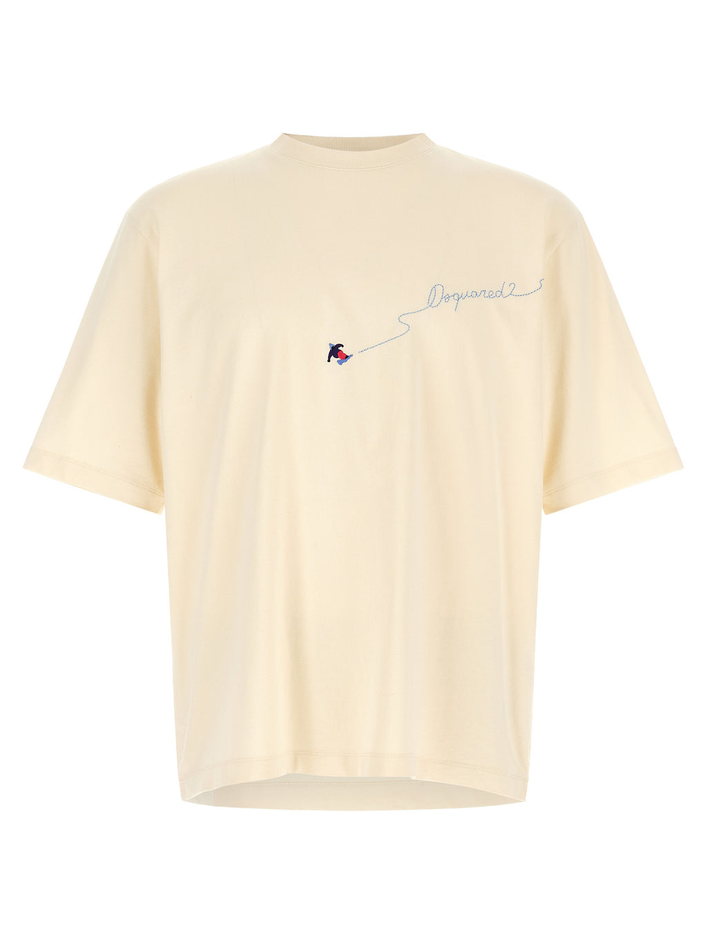 Dsquared² weißes Baumwoll-T-Shirt