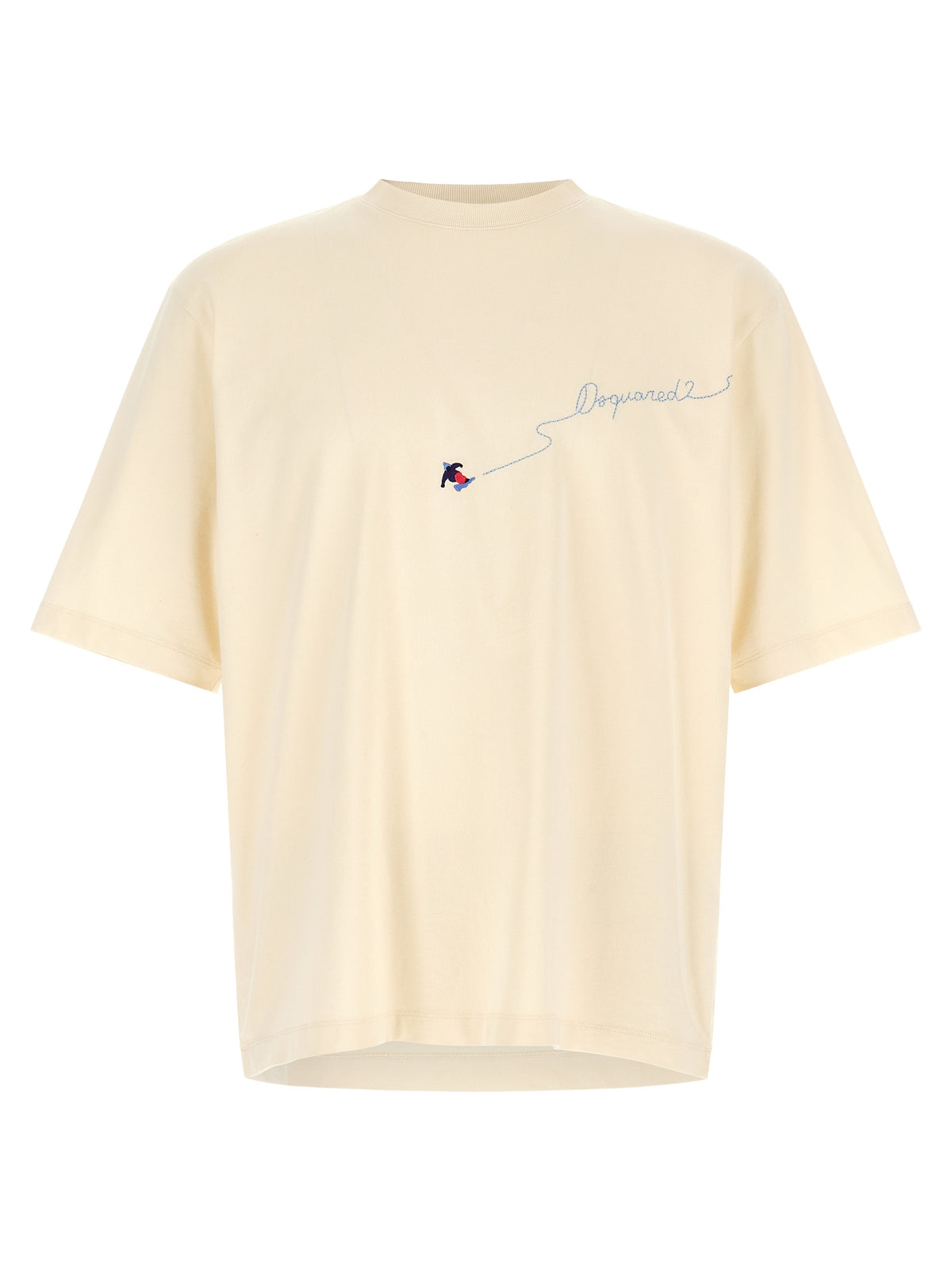 Dsquared² weißes Baumwoll-T-Shirt