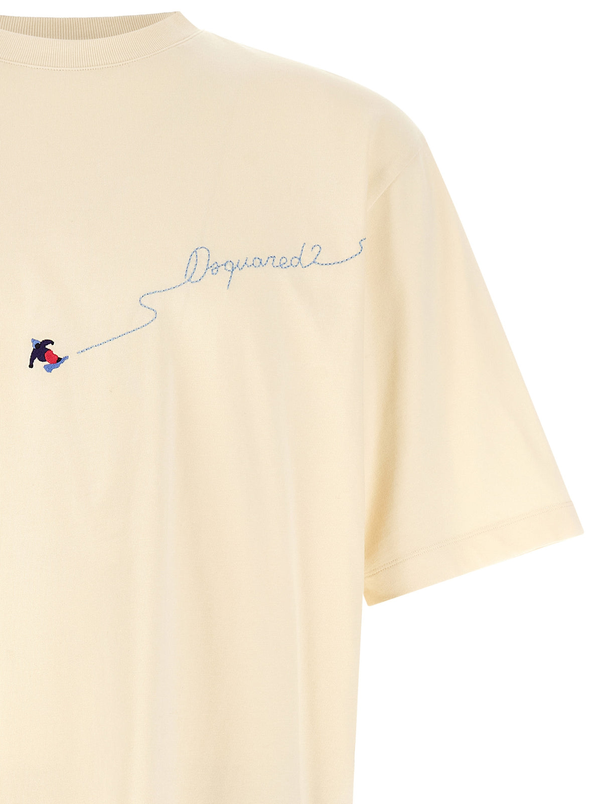 Dsquared² weißes Baumwoll-T-Shirt