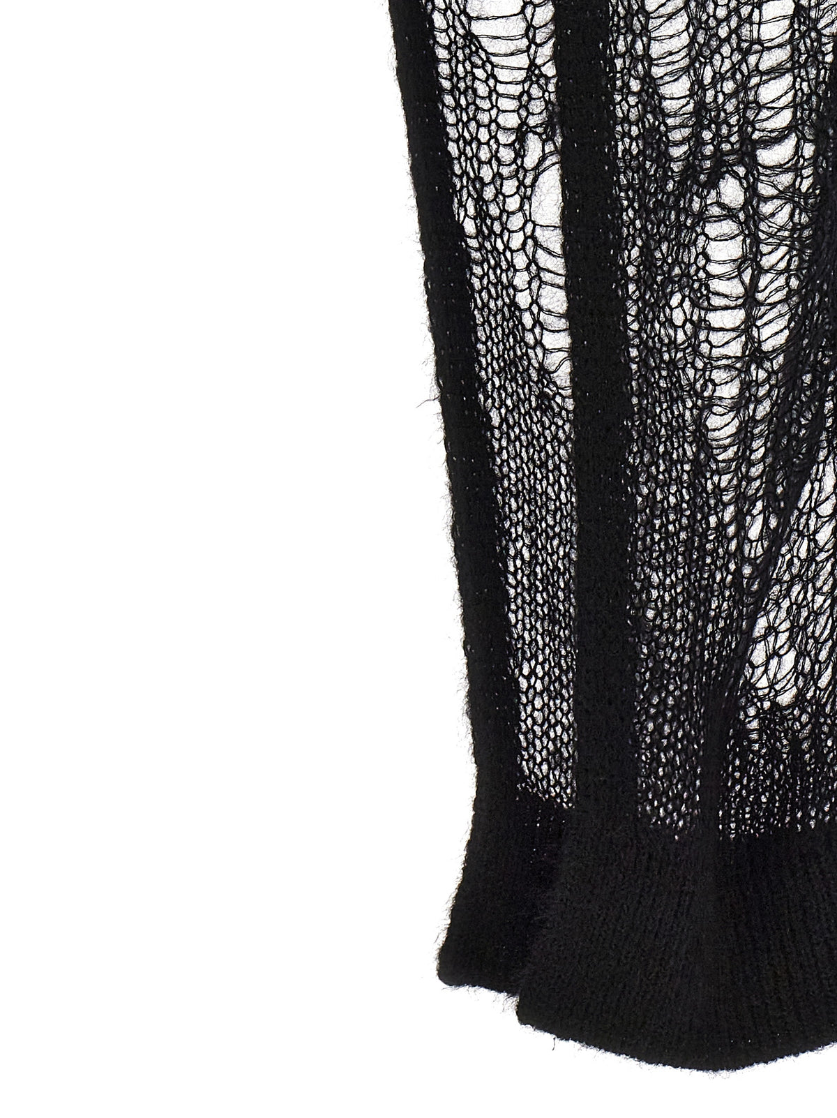 Schwarzer Minirock aus Nylon von Rick Owens
