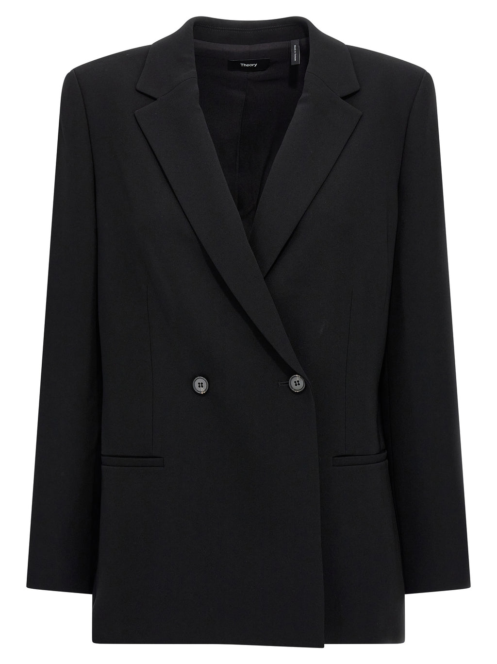Theory Black Triacetate Blazer