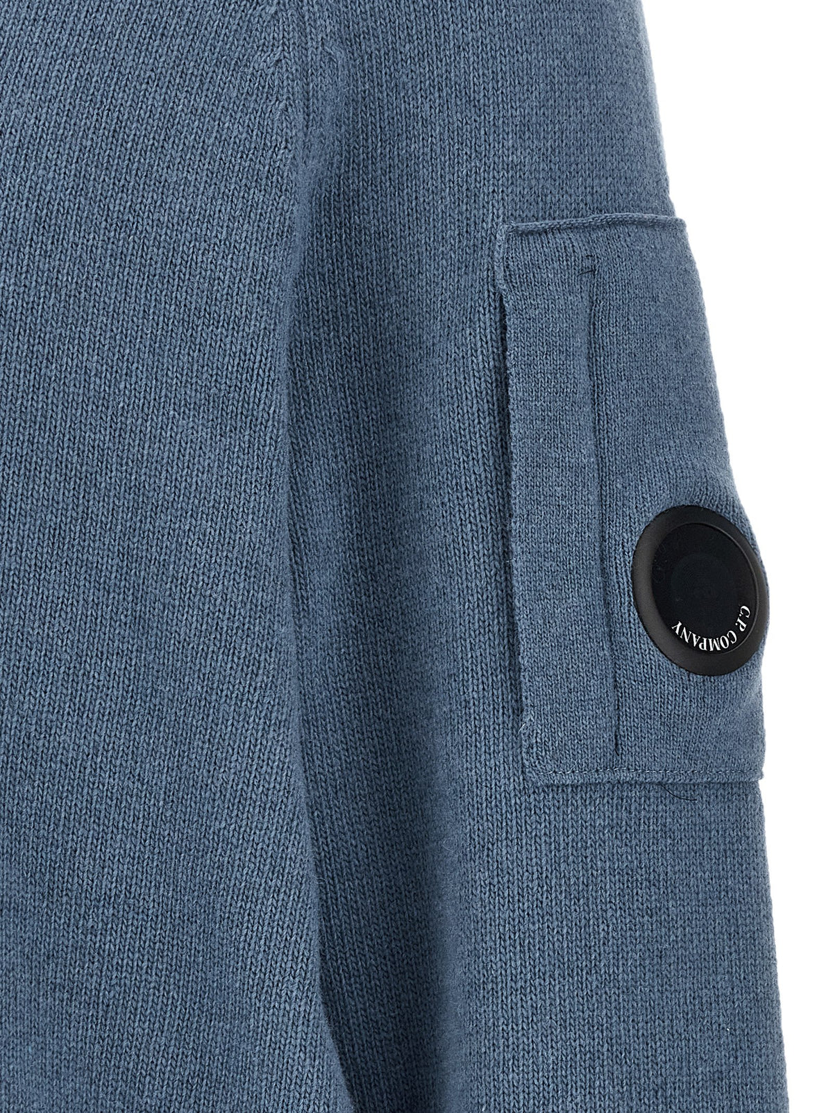 C.P. Company Strickjacke aus blauer Wolle