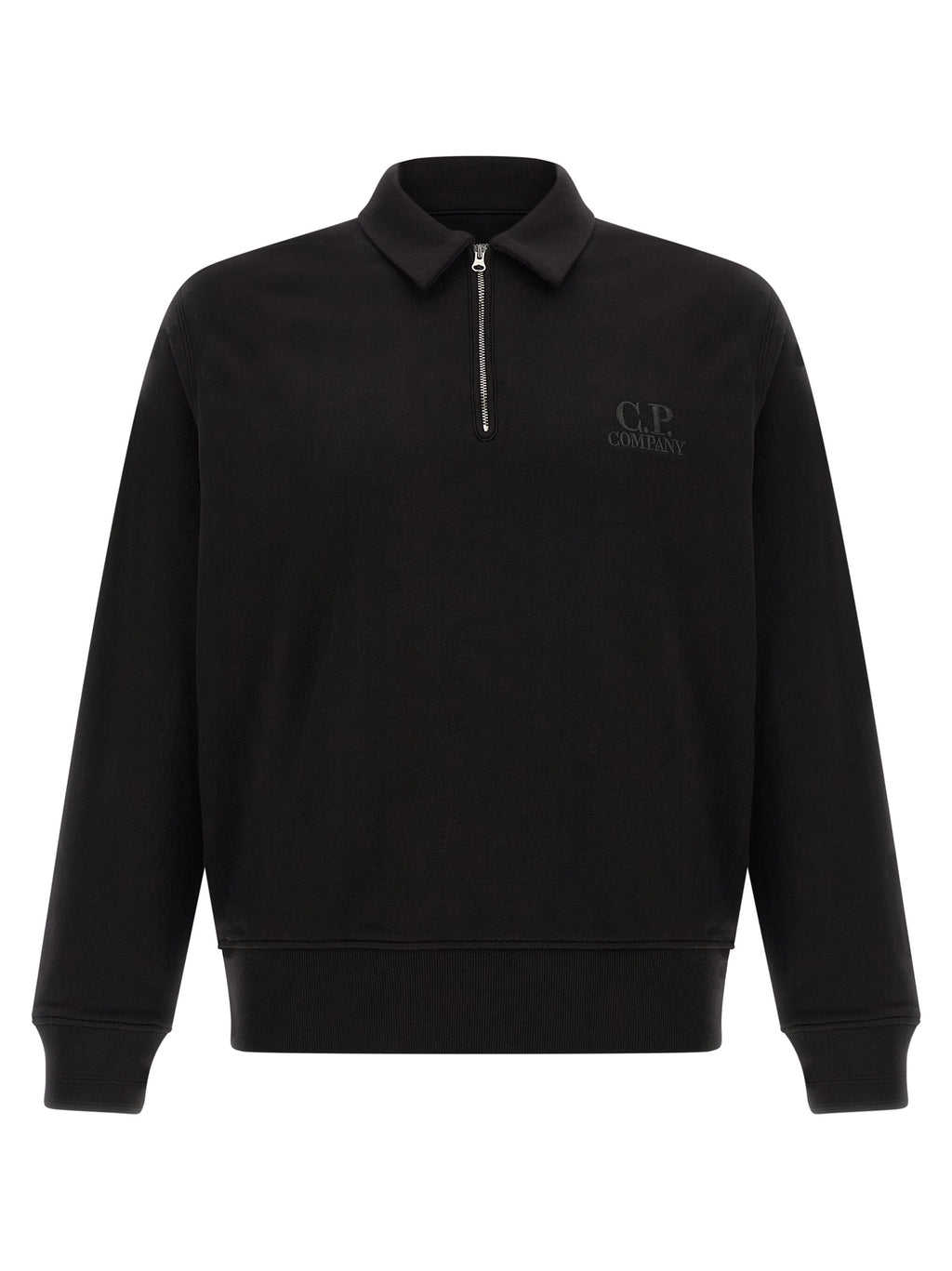 C.P. Company Schwarzes Baumwoll-Sweatshirt