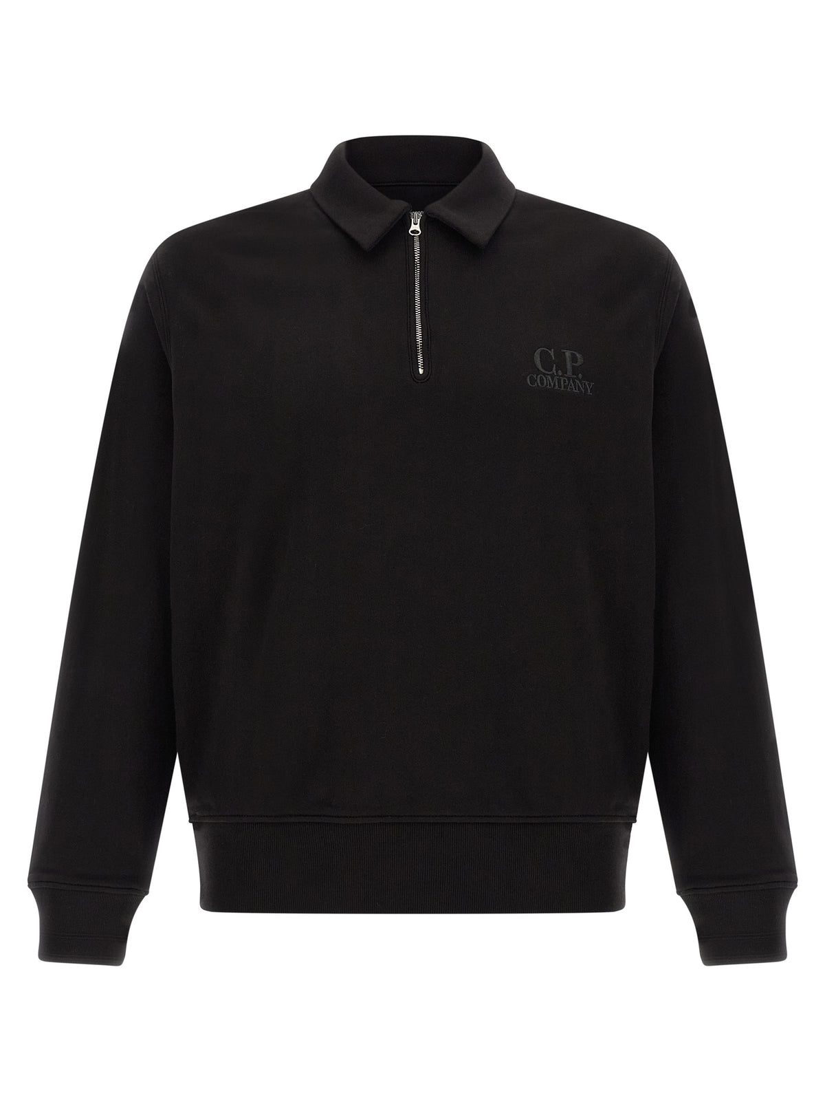 C.P. Company Schwarzes Baumwoll-Sweatshirt