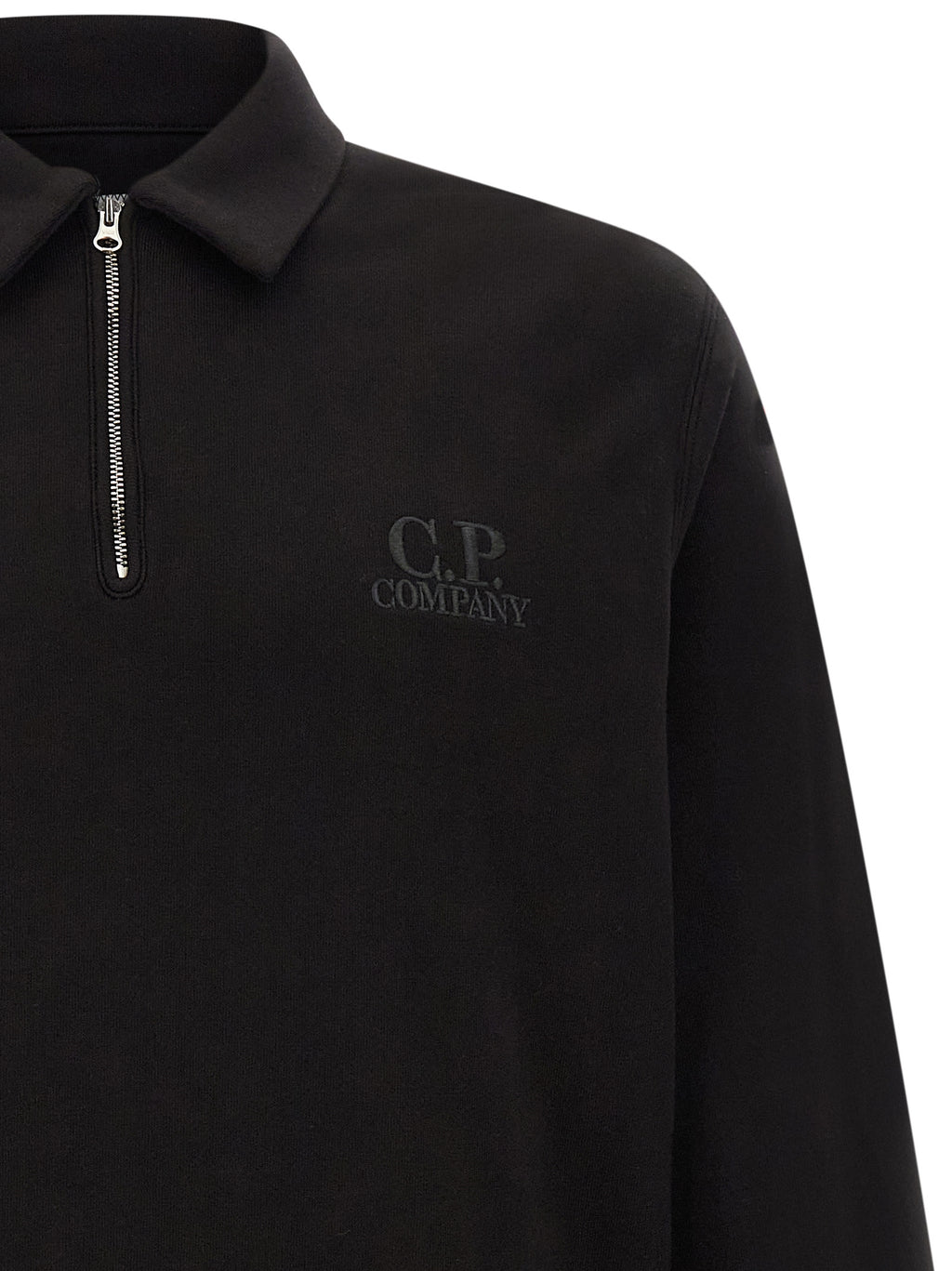 C.P. Company Schwarzes Baumwoll-Sweatshirt