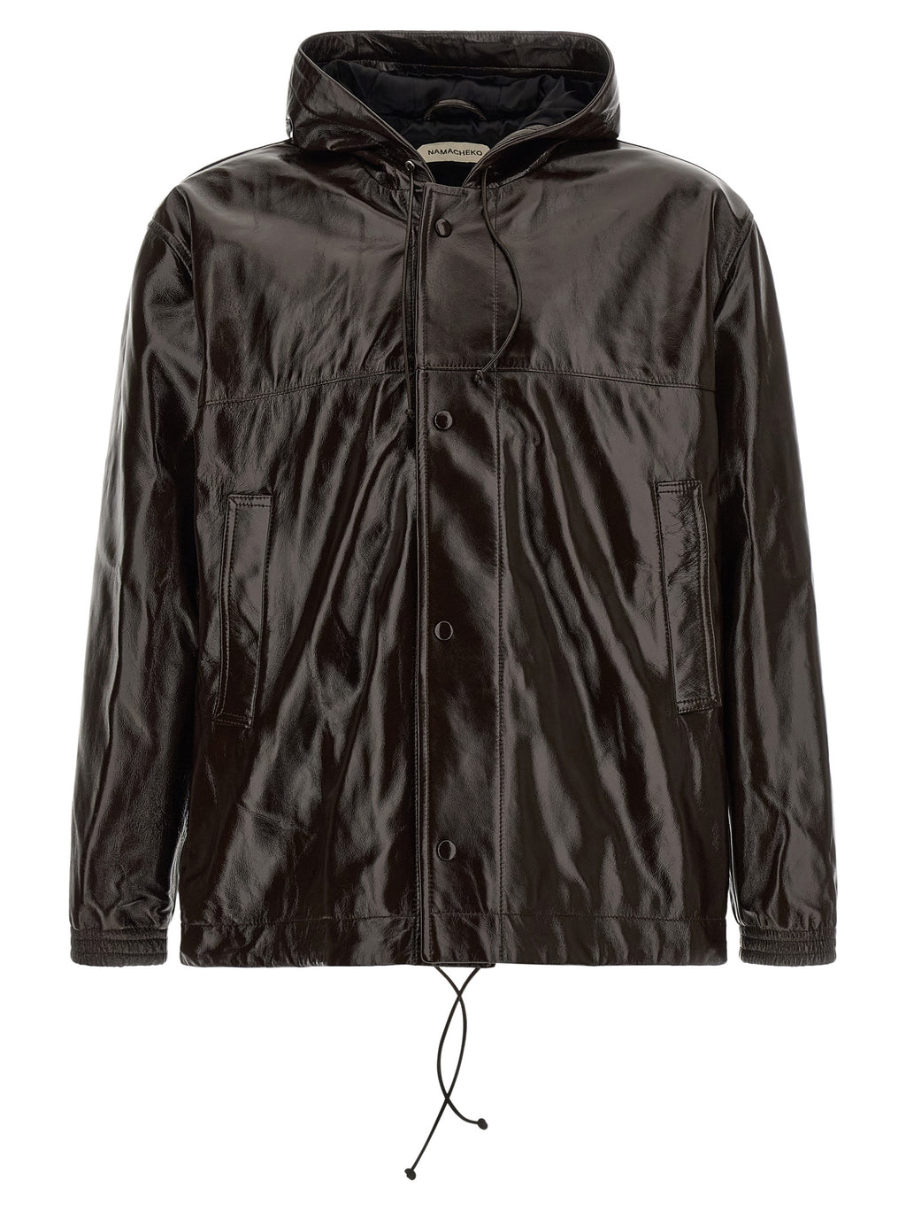 Namacheko Brown Lamb Leather Leather Jacket