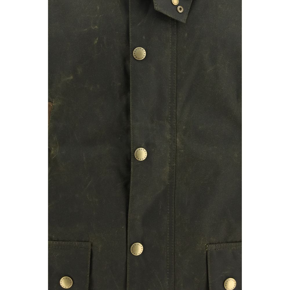 Barbour Bicolor Baumwoll-Shell-Jacke