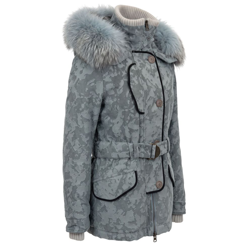 Mr&Mrs Italy Hellblaue Damenjacke aus Baumwolle