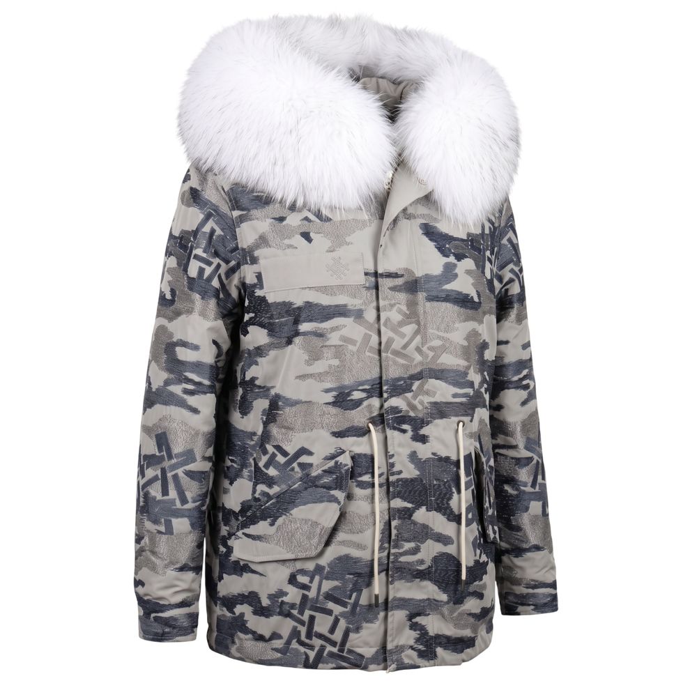 Damenjacke aus grünem Polyester von Mr&Mrs Italy