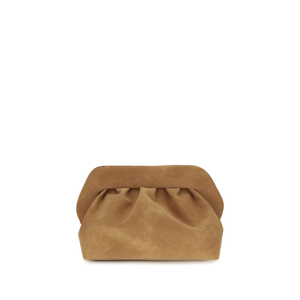 THEMOIRè Handtasche aus beigem Veloursleder