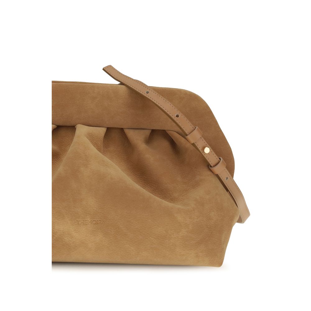 THEMOIRè Handtasche aus beigem Veloursleder