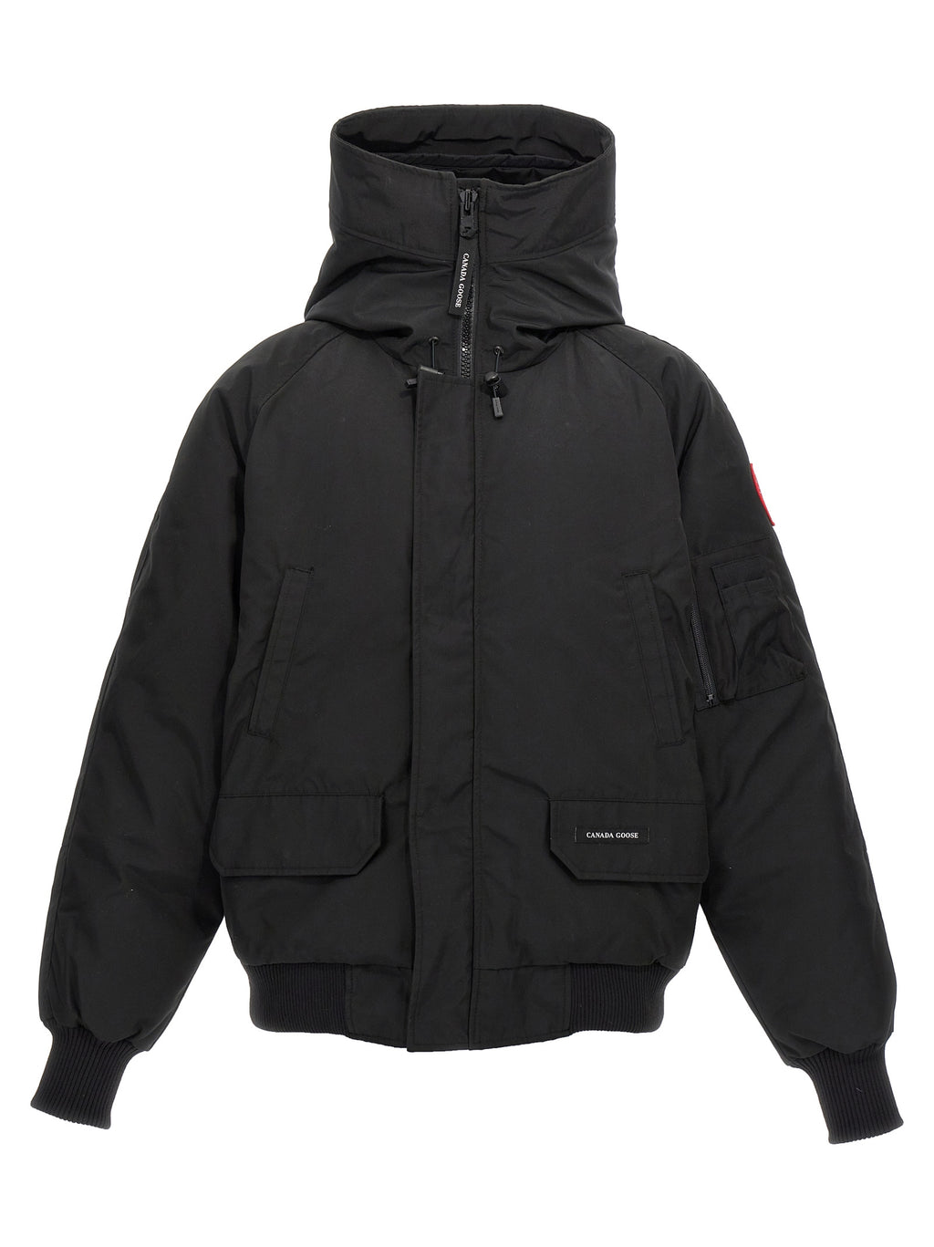 Canada Goose Bomber aus schwarzem Polyester