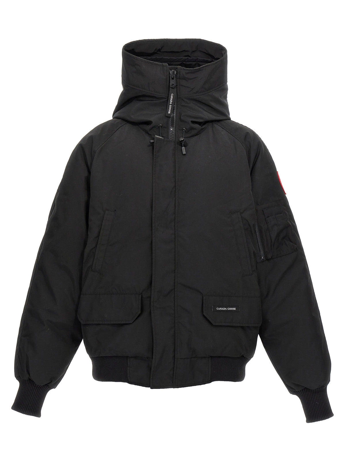 Canada Goose Bomber aus schwarzem Polyester