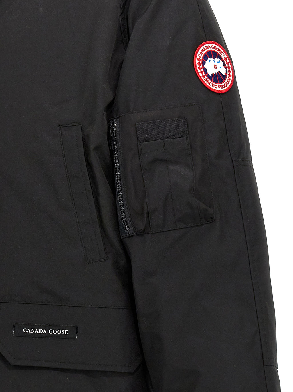 Canada Goose Bomber aus schwarzem Polyester