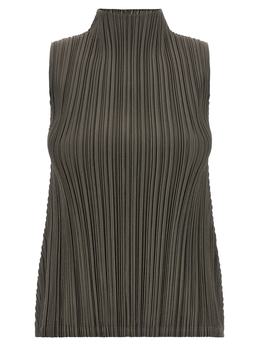 PLEATS PLEASE ISSEY MIYAKE Bicolor-Bluse aus Polyester