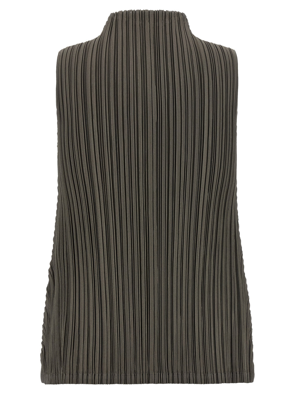 PLEATS PLEASE ISSEY MIYAKE Bicolor-Bluse aus Polyester