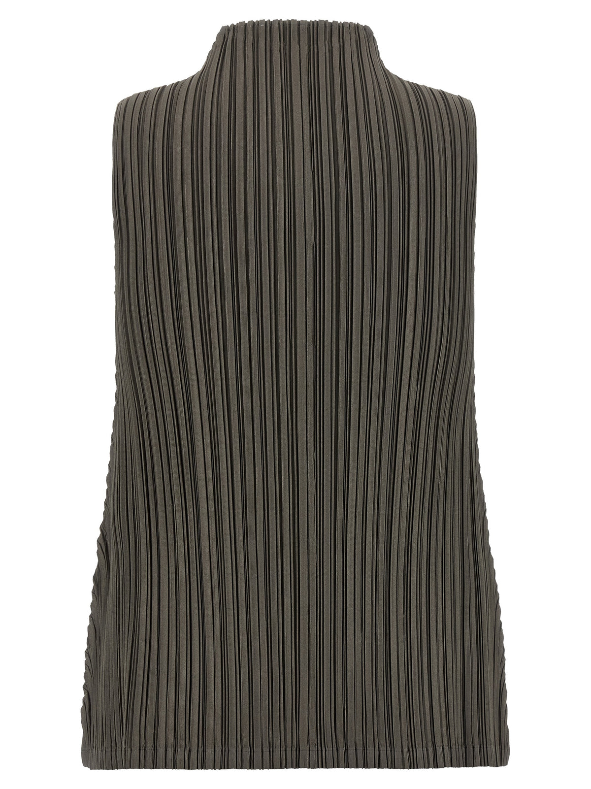 PLEATS PLEASE ISSEY MIYAKE Bicolor-Bluse aus Polyester