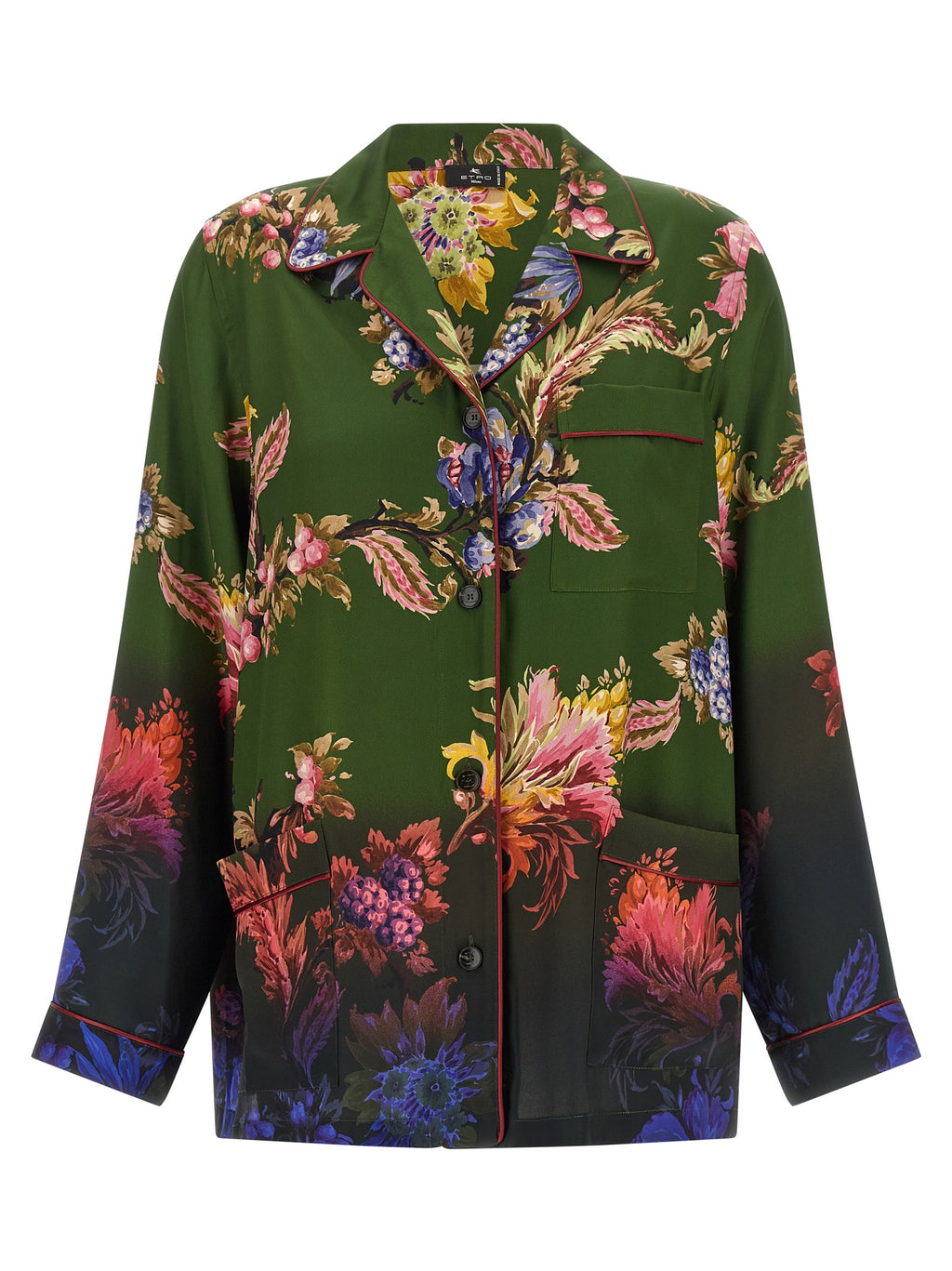 Etro Bicolor-Bluse aus Polyester