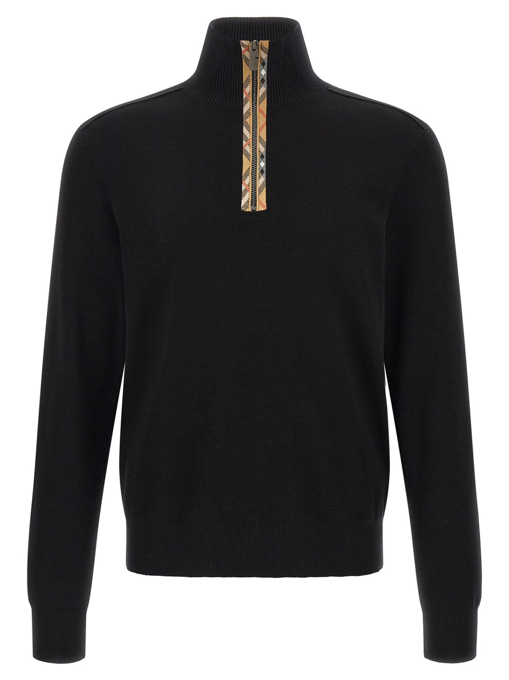Schwarzer Woll-Cardigan von Burberry