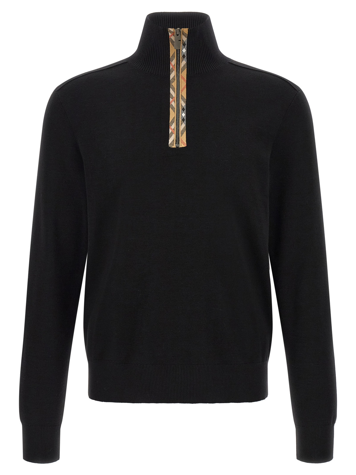 Schwarzer Woll-Cardigan von Burberry