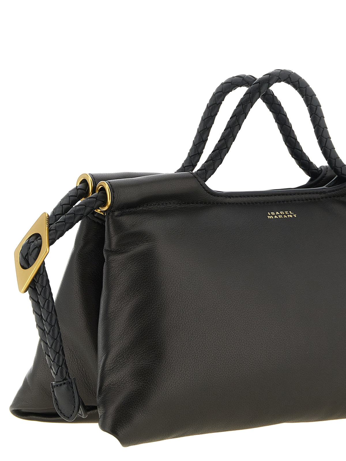 Isabel Marant Handtasche aus schwarzem Lammleder