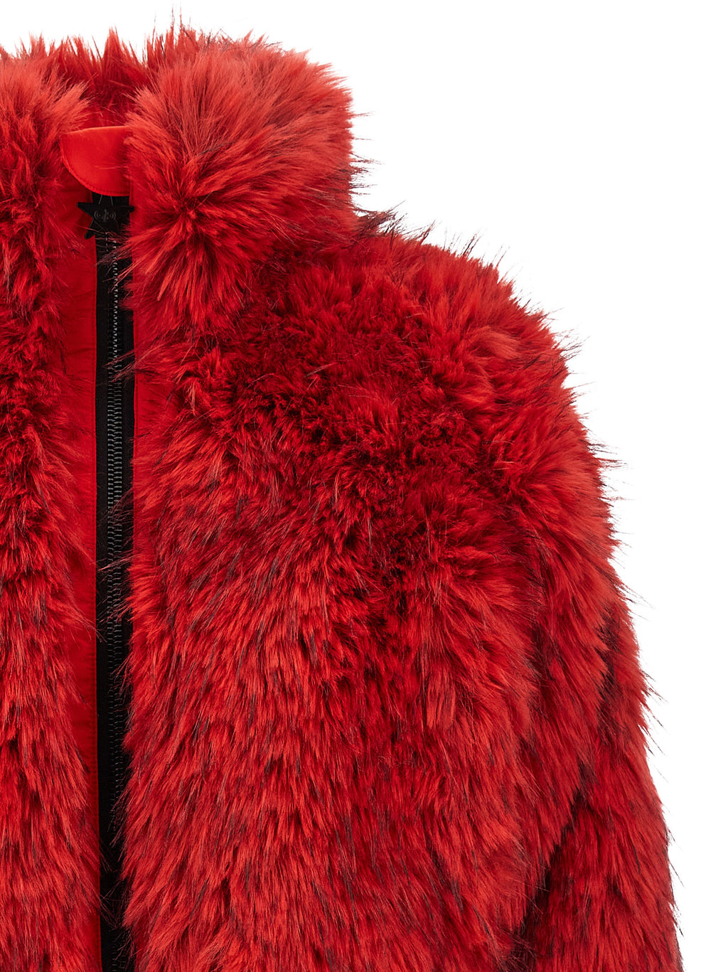 GOLDBERGH Rote lange Polyesterjacke