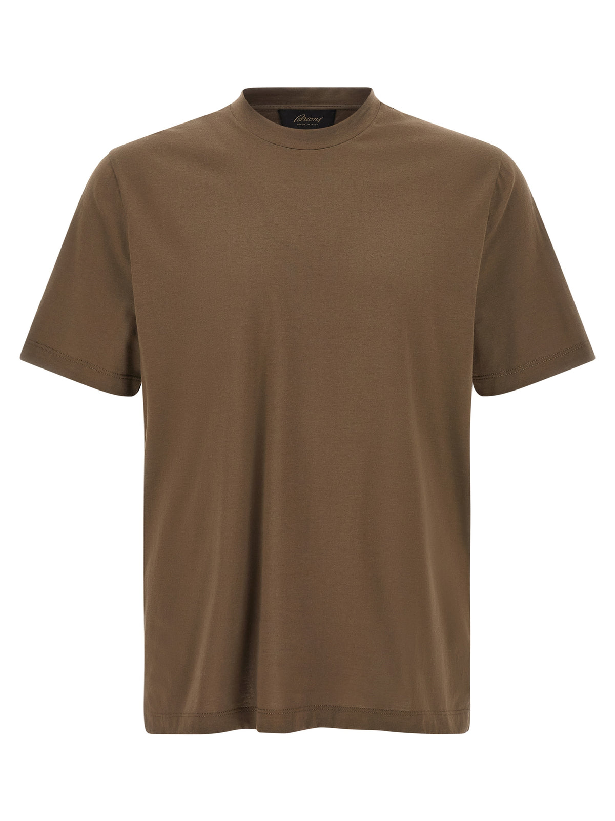 Braunes Baumwoll-T-Shirt von Brioni