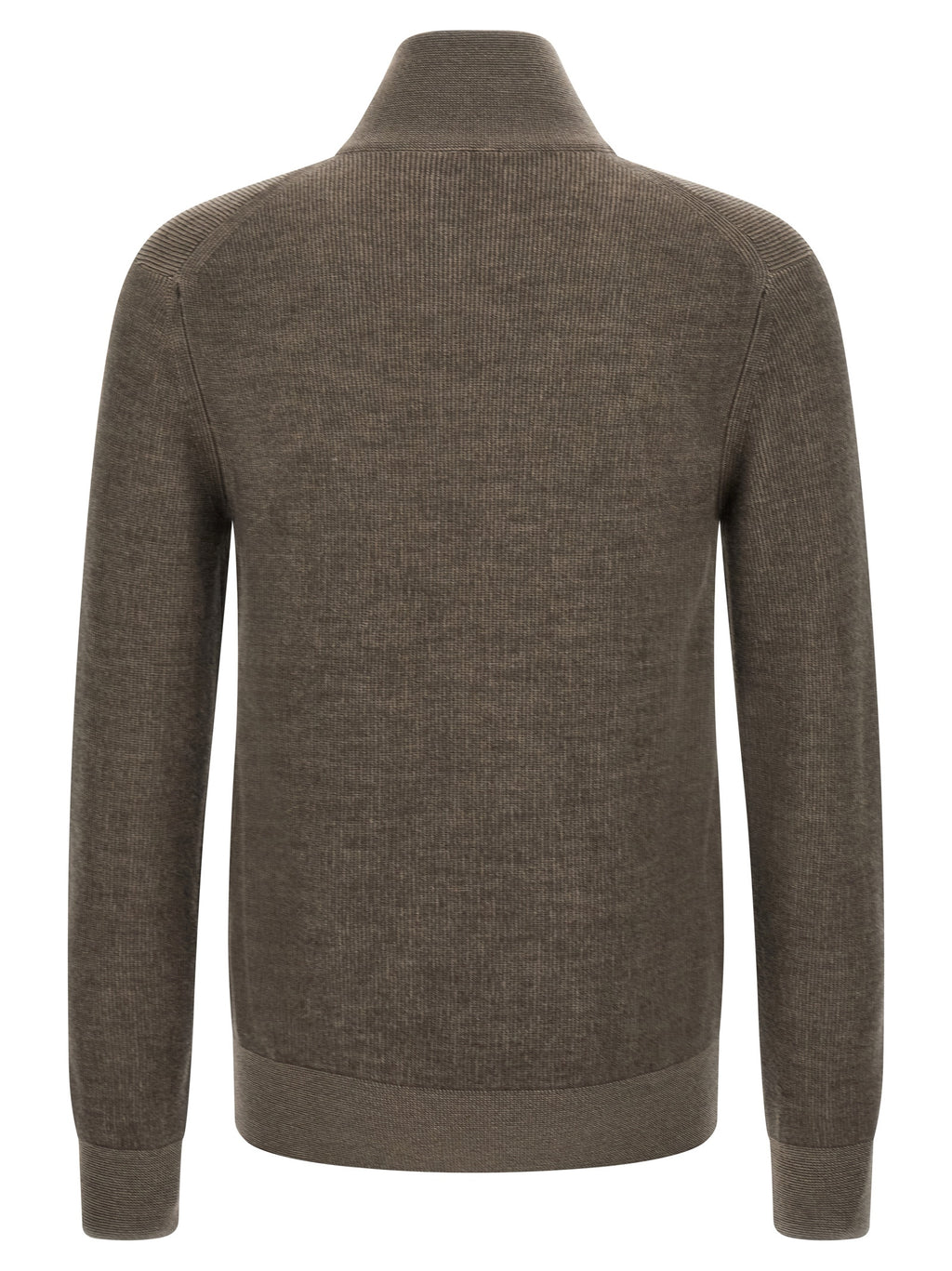 Brioni Braune Kaschmir-Strickjacke