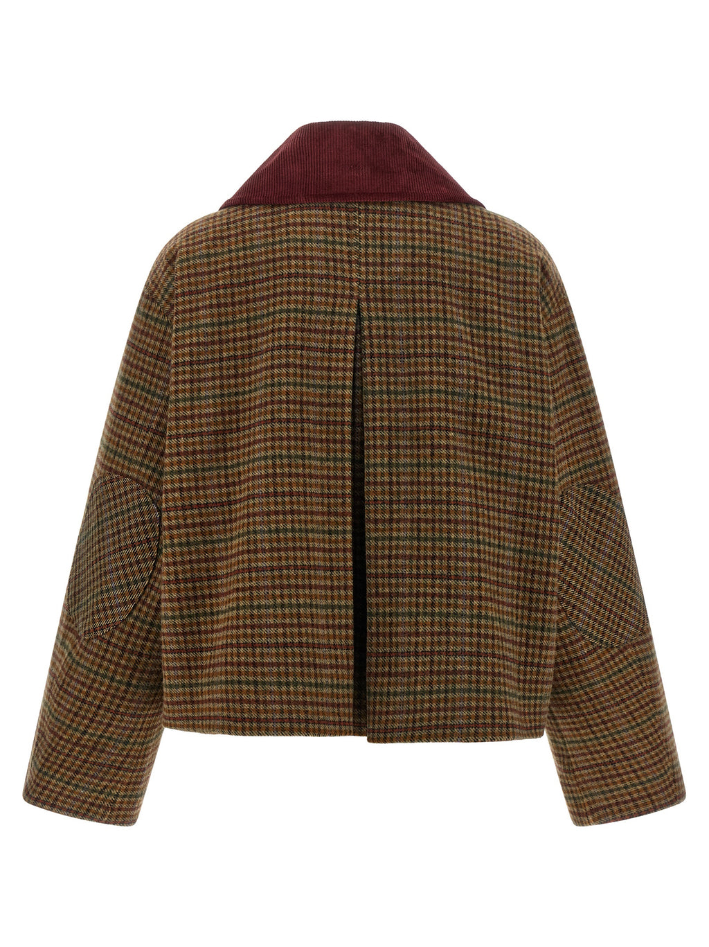 Ganni Lange Wolljacke in Braun