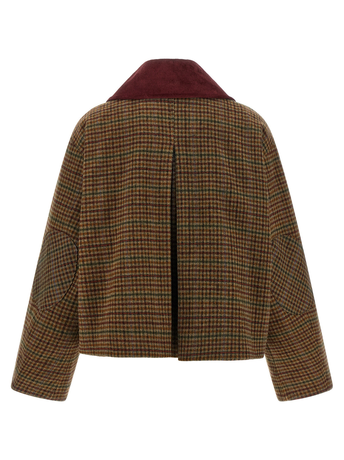 Ganni Lange Wolljacke in Braun
