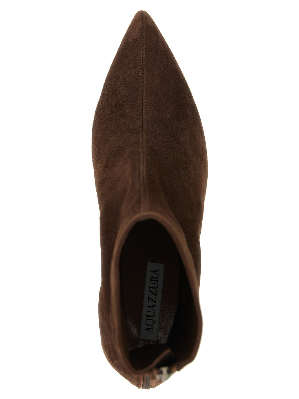 Aquazzura Stiefeletten aus braunem Kalbsleder